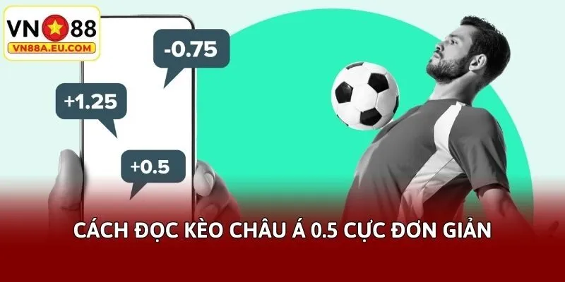 Cách đọc kèo châu Á 0.5 cực đơn giản